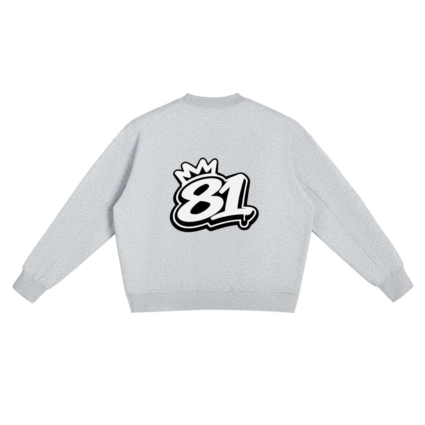Fleece Side Slit Crewneck Sweatshirt