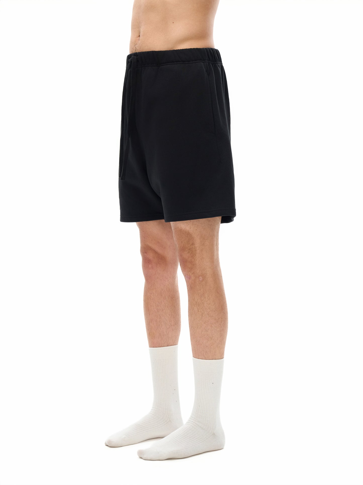 Unisex Earth Tone Loose Fit Cotton Shorts